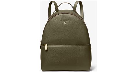 michael kors palm green|Michael Kors olive green backpack.